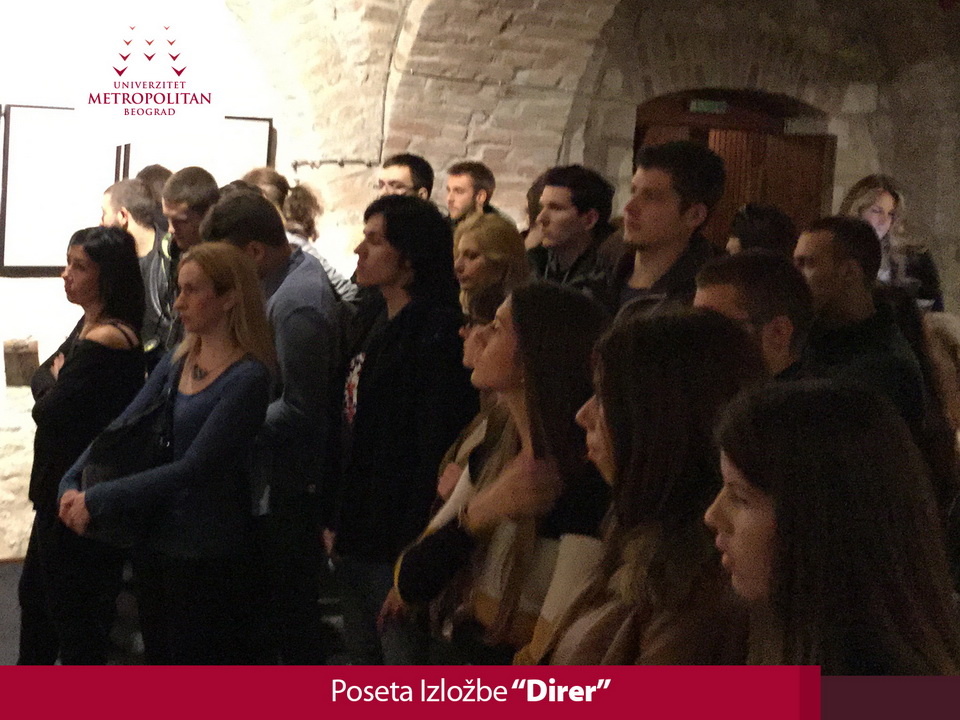 Studenti FDU su posetili izložbu „Albreht Direr i njegovi savremenici“