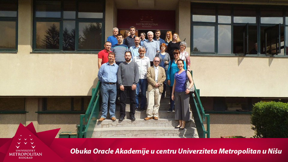 Obuka Oracle Akademije u Poslovno-obrazovnom centru Univerziteta Metropolitan u Nišu