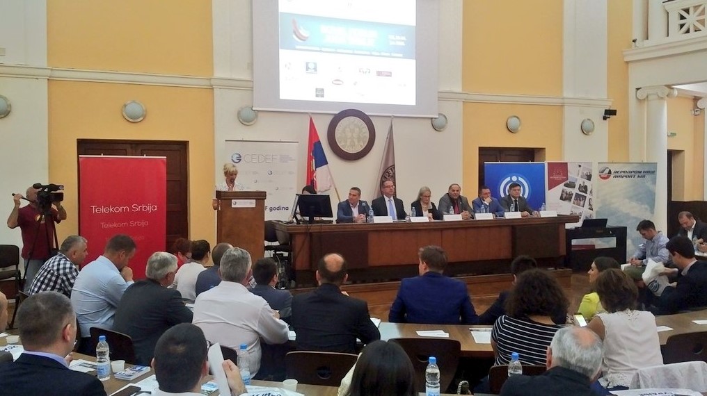Dekanka Fakulteta za menadžment prof. dr Ana Bovan govorila je na “Biznis forumu juga Srbije”