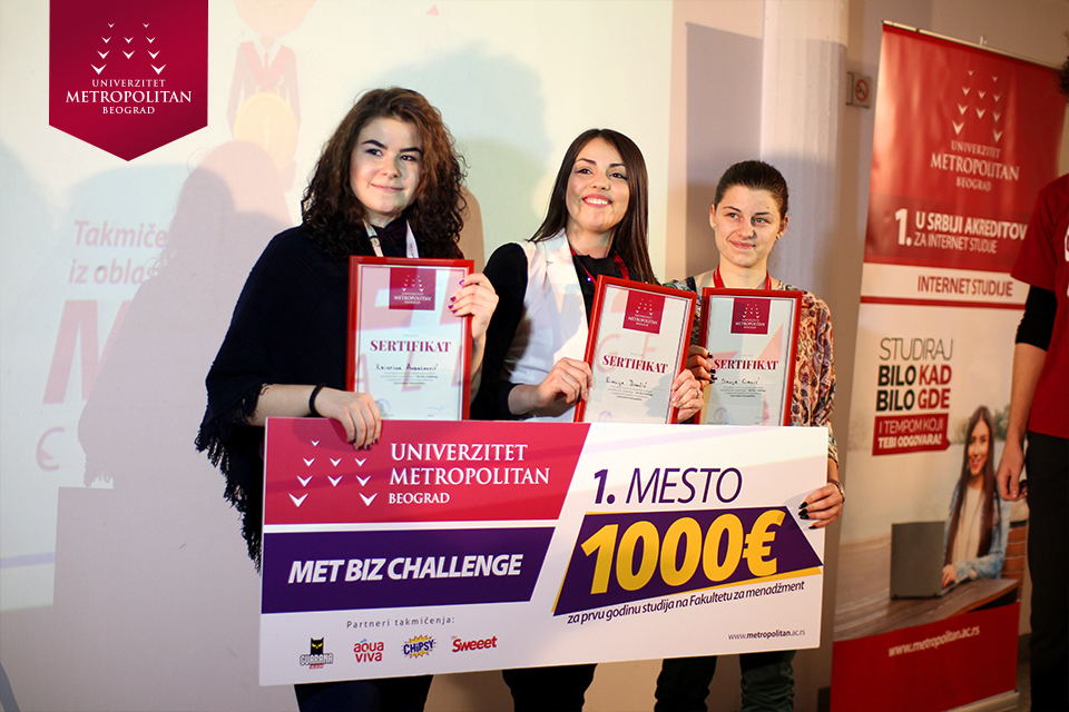 Najbolji srednjoškolci na „Met Biz Challenge“ takmičenju u Beogradu