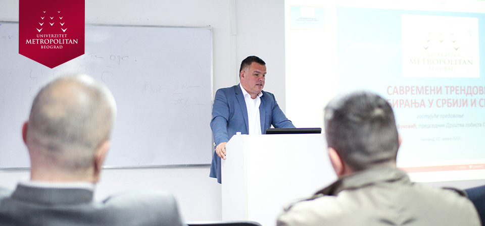 Predsednik društva lobista Srbije Nenad Vuković održao predavanje o uvek aktuelnoj temi – lobiranje kod nas i u svetu
