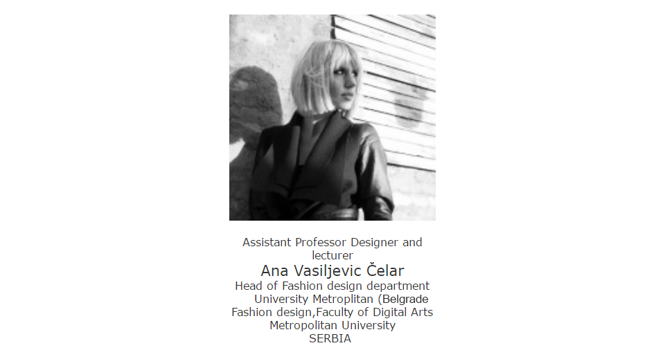 Profesorka sa modnog dizajna Ana Vasiljević Čelar kao član žirija na prestižnom takmičenju A’ Design Award