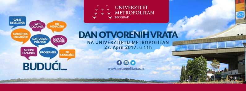 Dan otvorenih vrata za buduće brucoše na Univerzitetu Metropolitan u Beogradu