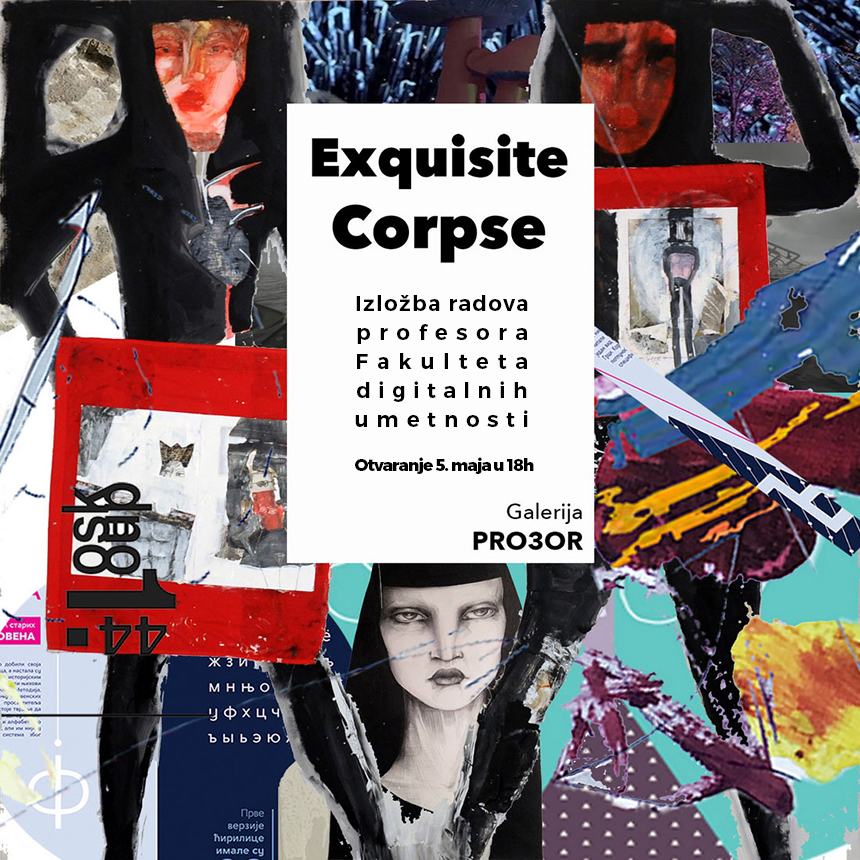 „Exquisite Corpse“ izložba zajedničkih radova profesora sa Univerziteta Metropolitan u galeriji Pro3or