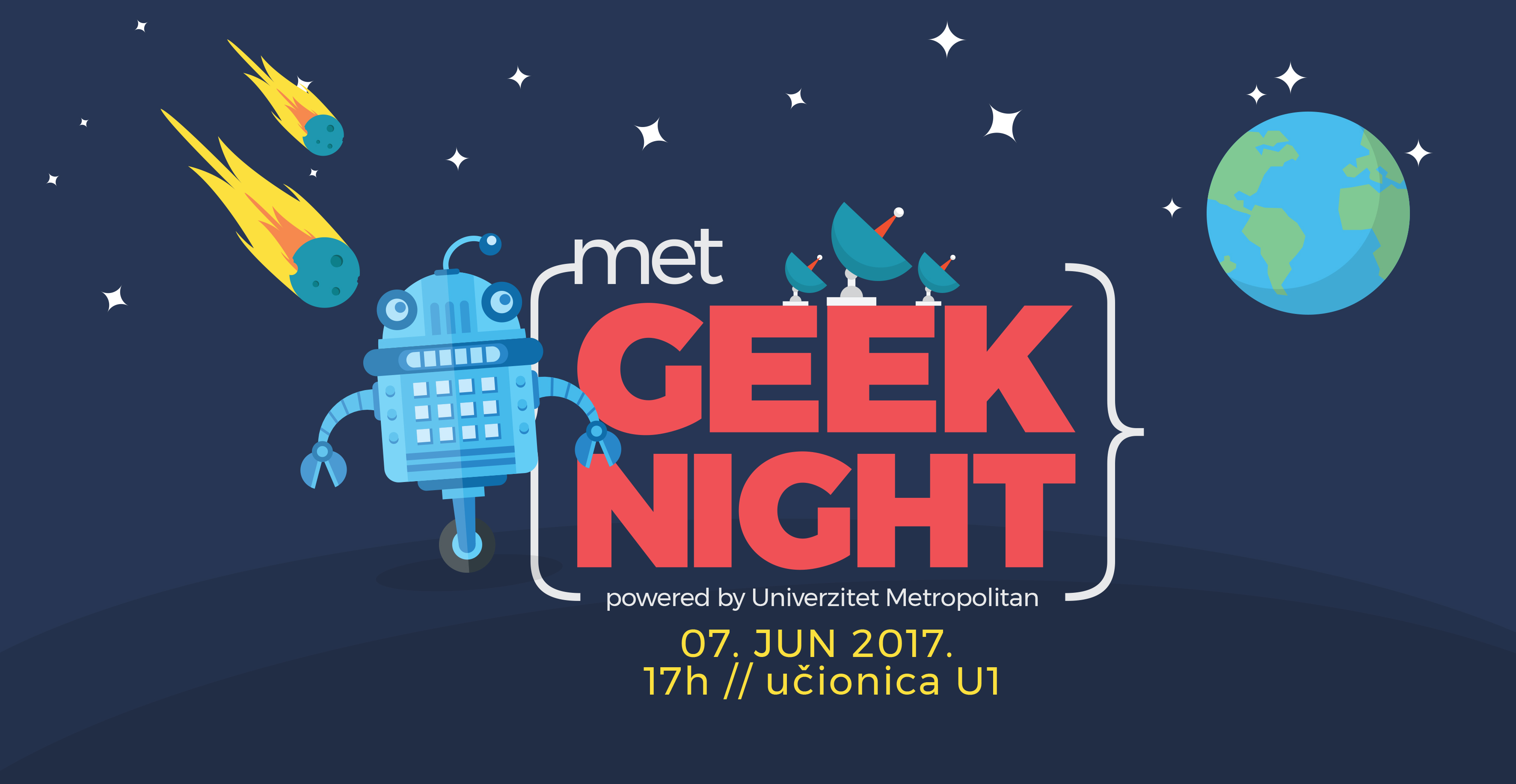 MET Geek Night na Univerzitetu Metropolitan