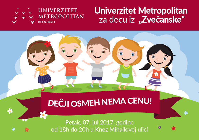 Univerzitet Metropolitan za decu iz „Zvečanske“ – Dečji osmeh nema cenu!