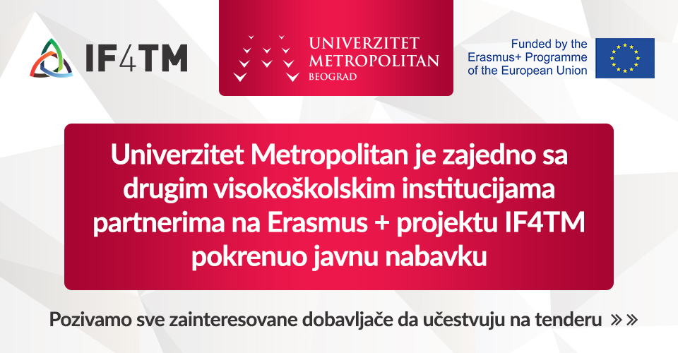 Pokrenuta javna nabavka u okviru Erasmus+ projekta
