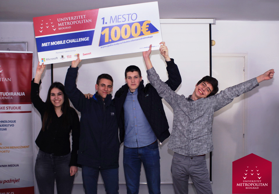 Tim Daredon odneo pobedu na Met Mobile Challenge takmičenju u Beogradu