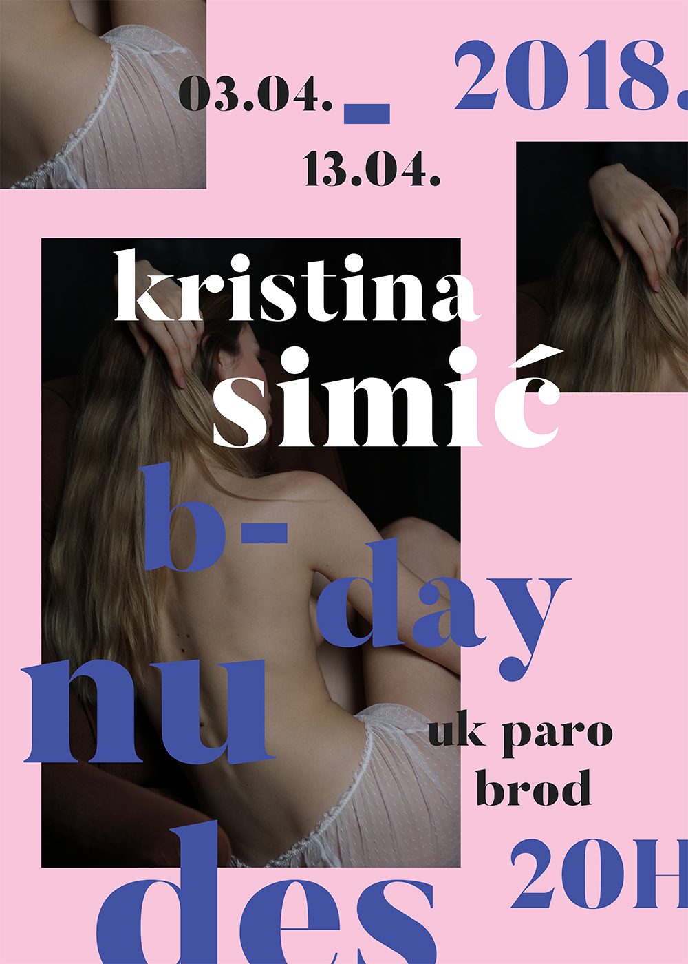 Izložba studentkinje Kristine Simić – „B-day nudes“