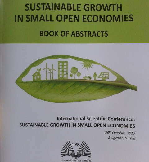 Međunarodna naučna konferencija „Sustainable Growth in Small Open Economies“ i najbolji rad profesora Univerziteta Metropolitan