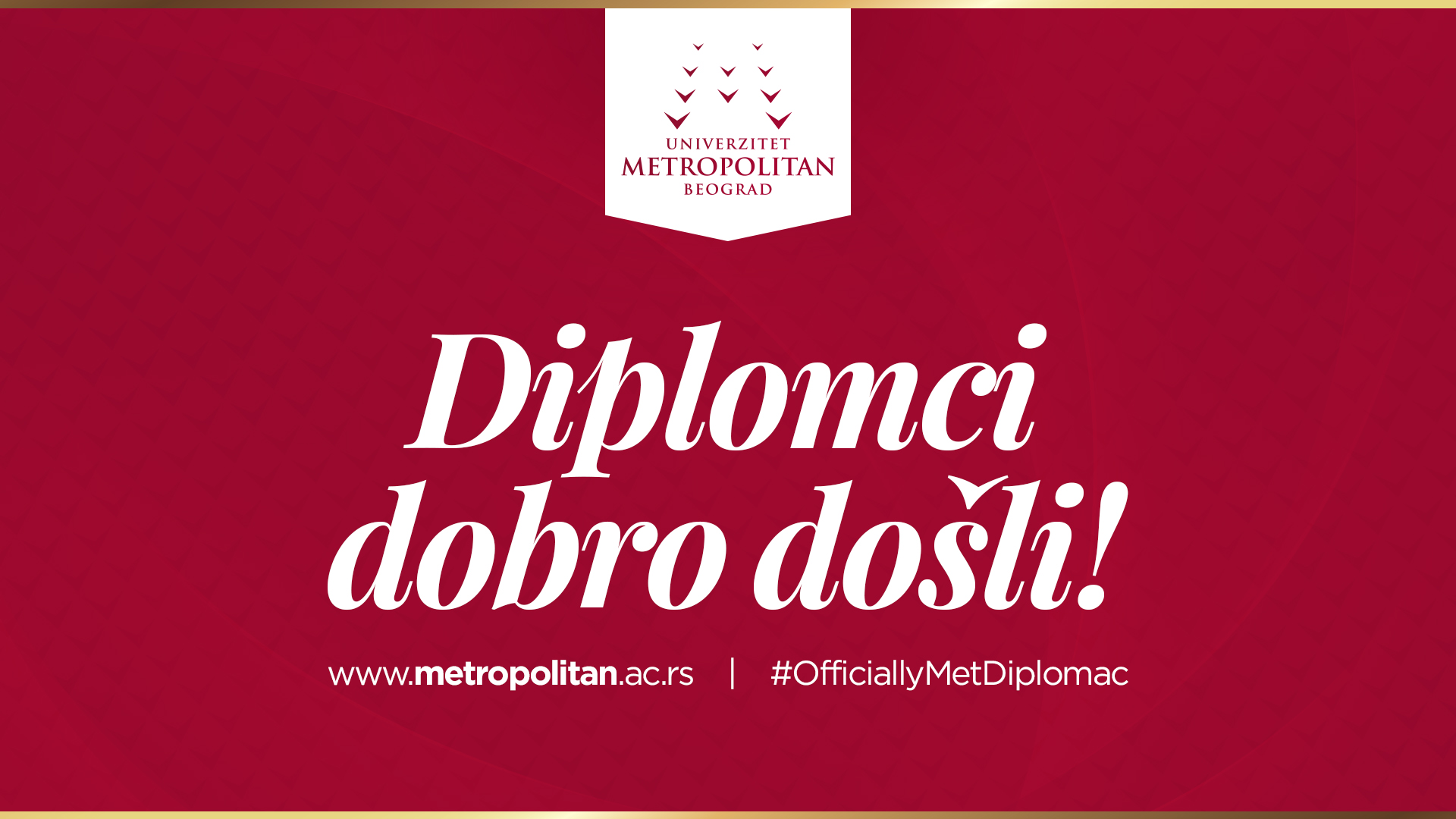 Svečana dodela diploma za najbolje studente na Univerzitetu Metropolitan u Begradu