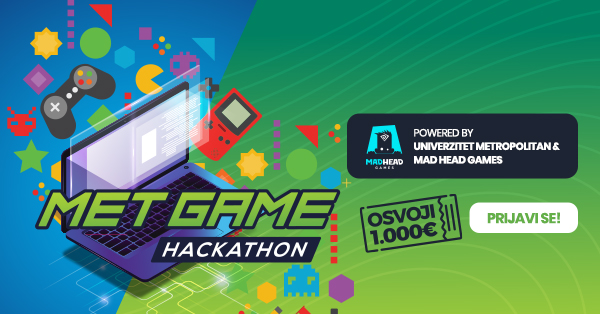 Najveće gejmersko takmičenje za srednjoškolce – MET Game Hackathon