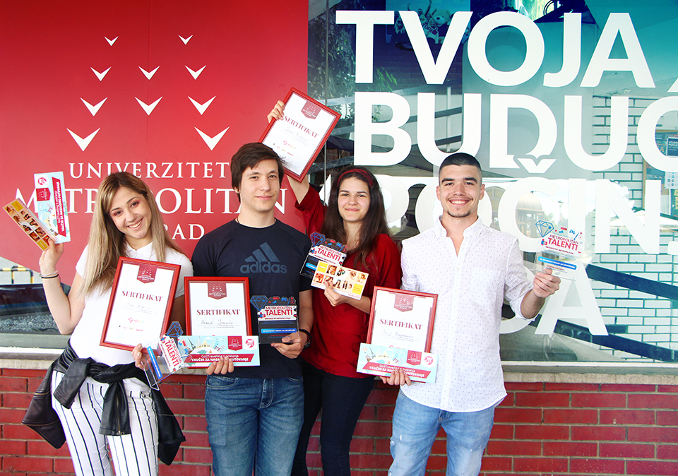Talentovani srednjoškolci osvojili besplatne četvorogodišnje školarine – MET Talenti 2019.
