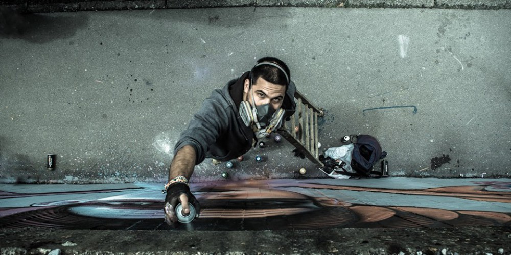 Sjajni street art umetnik – Artez na Univerzitetu Metropolitan