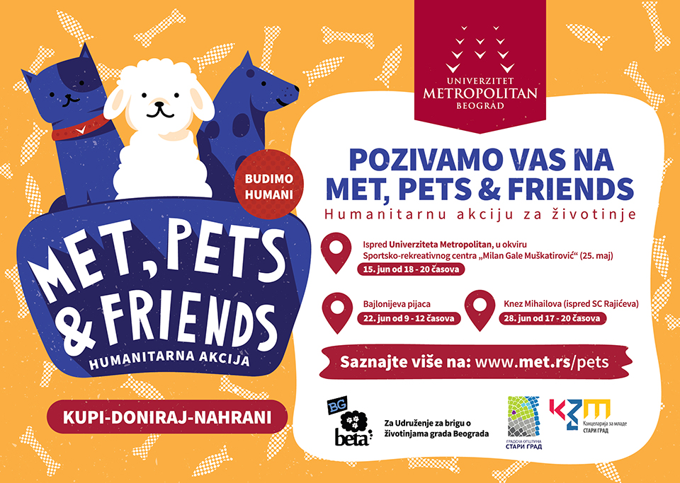 MET, Pets & Friends – humanitarna akcija Metropolitana za Udruženje za brigu o životinjama „BETA BEOGRAD“