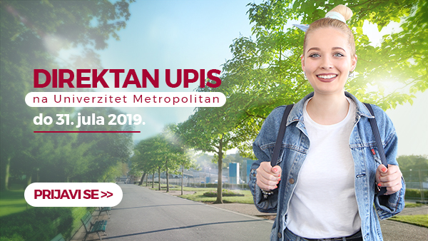 Upišite Univerzitet Metropolitan bez ponovnog polaganja prijemnog ispita do 31. jula