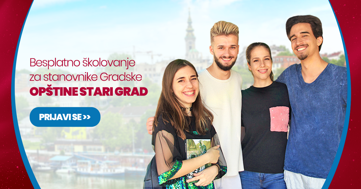 Besplatno školovanje za stanovnike Gradske opštine Stari grad