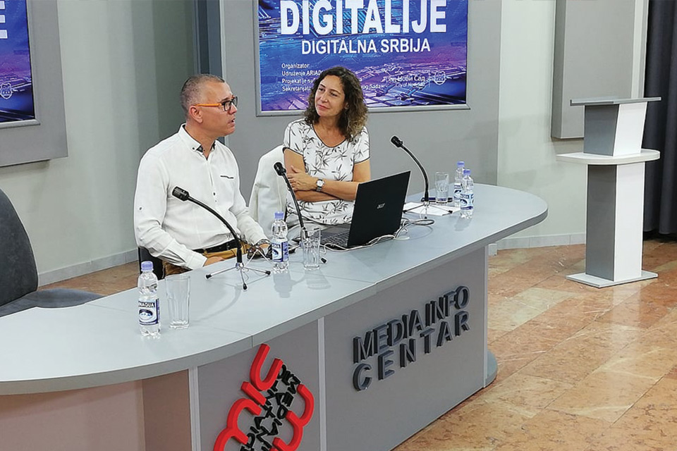 Profesorka Tamara Vučenović na IKT Konferenciji – Digitalije i na Megafon Festu