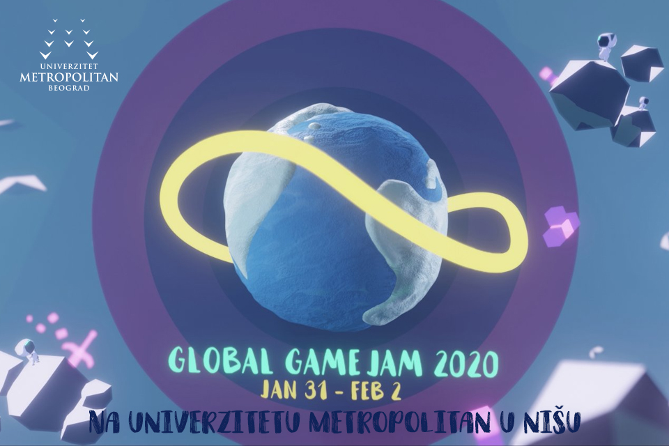 Gejmeri da li ste spremni za još jedan Global Game Jam 2020 na Univerzitetu Metropolitan u Nišu?