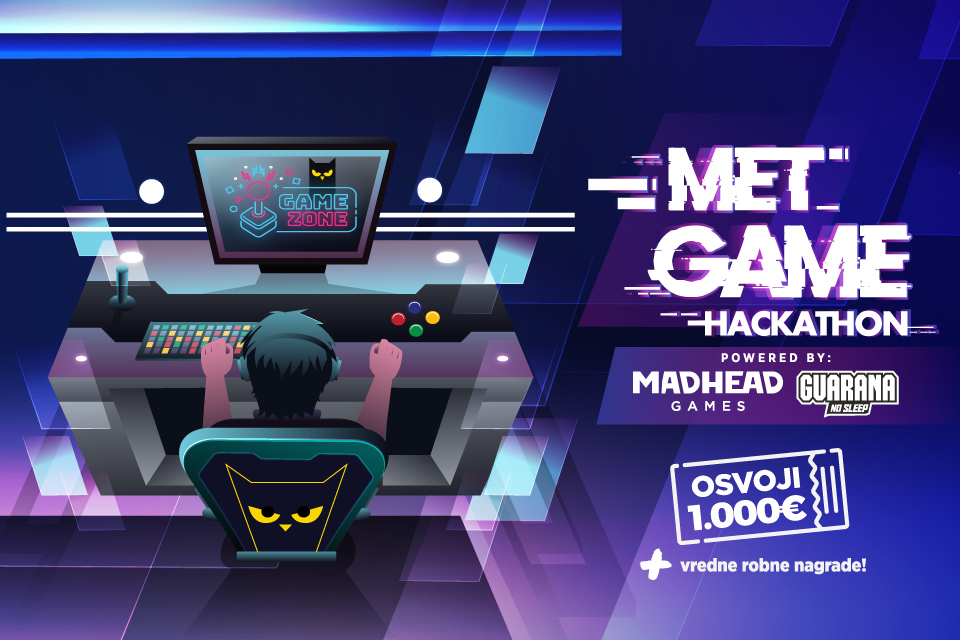 MET Game Hackathon na Univerzitetu Metropolitan powered by – MAD HEAD games & GUARANA no sleep