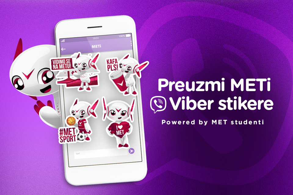 Preuzmite METi Viber stikere powered by MET studenti!