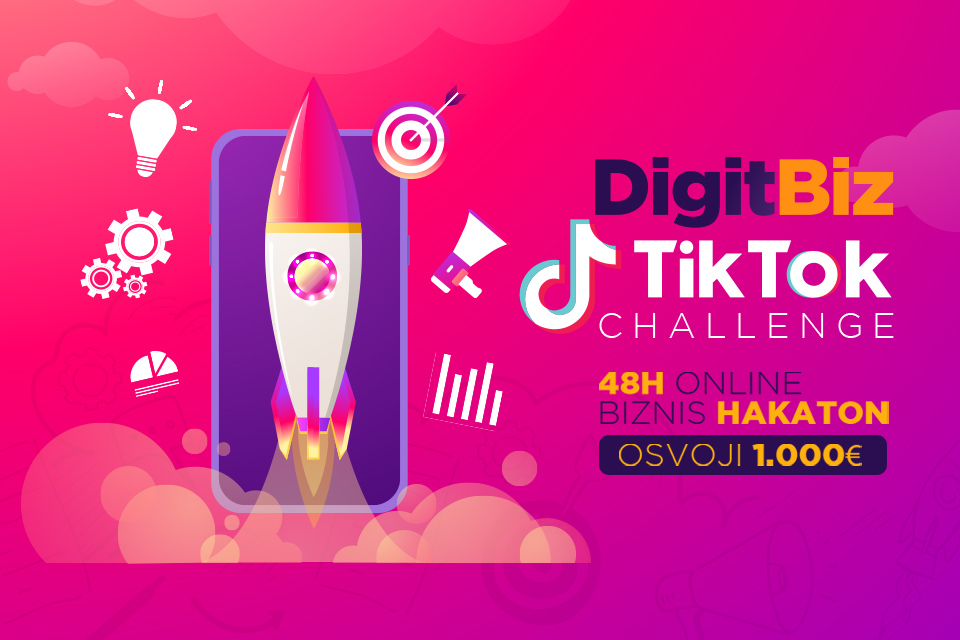 Novo DigitBiz takmičenje Univerziteta Metropolitan – #TikTok Challenge i 1.000€ za prvu godinu studija na Fakultetu za menadžment