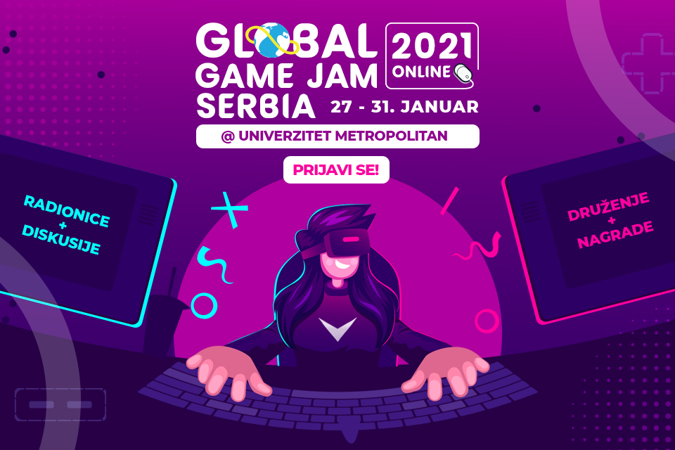 Univerzitet Metropolitan i ove godine deo najvećeg gejming događaja – Global Game Jam-a