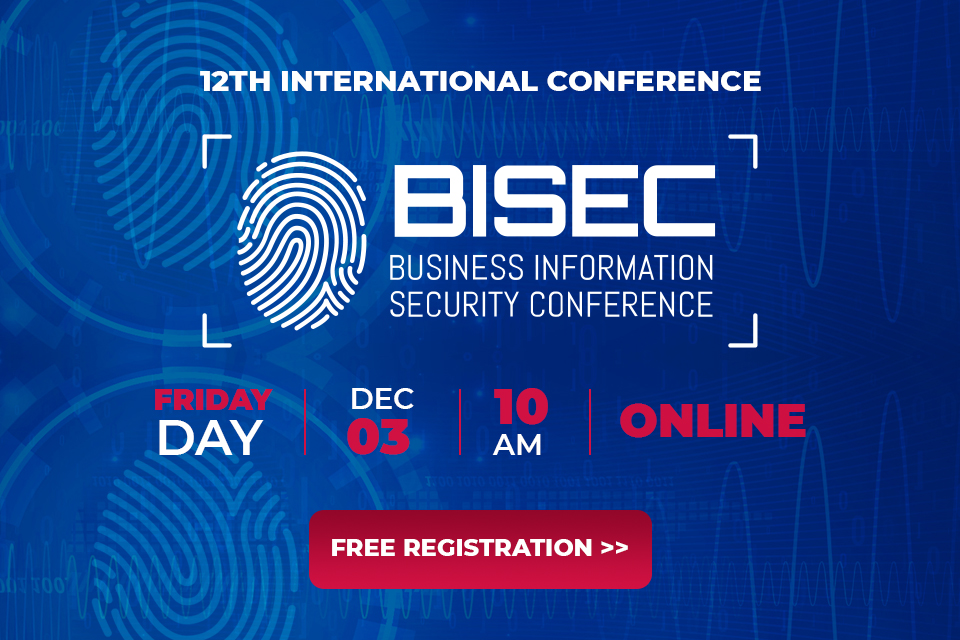 Međunarodna konferencija o bezbednosti informacija – BISEC’2021
