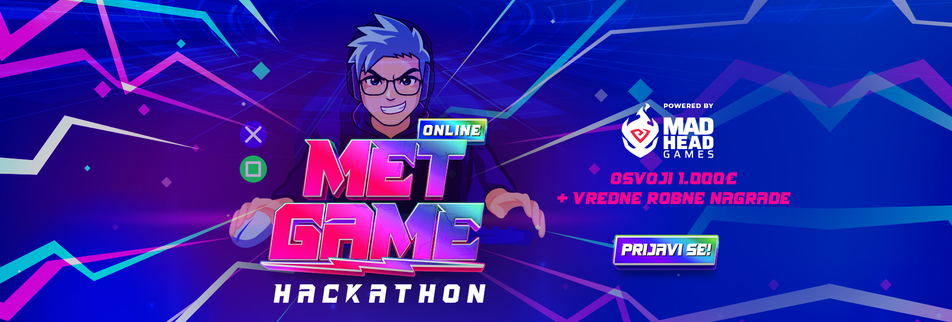 Met Gaming Met Game Hackathon - Univerzitet Metropolitan