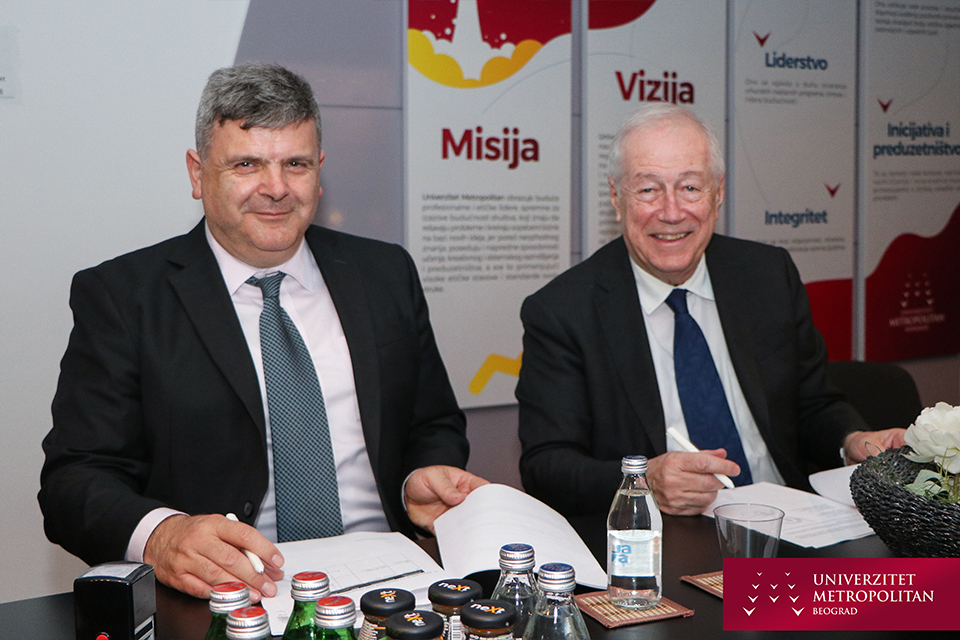 Potpisivanje bilateralnog sporazuma o saradnji Univerziteta Metropolitan i Veleučilišta Hrvatsko zagorje Krapina