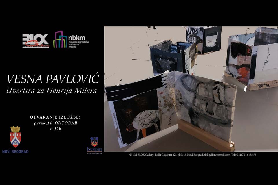 “Uvertira za Henrija Milera”, izložba profesorke FDU Vesne Pavlović