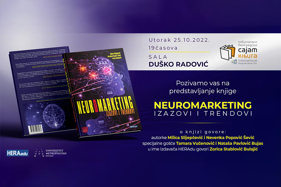 Promocija knjige profesorke Milice Slijepčević “Neuromarketing, izazovi i trendovi“, na Beogradskom sajmu knjiga