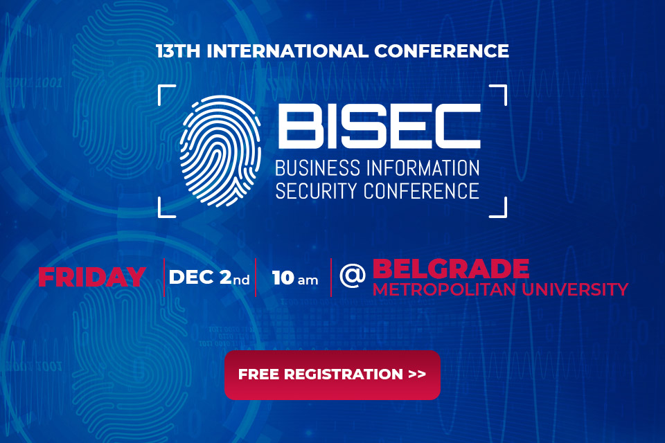 Međunarodna konferencija o bezbednosti informacija – BISEC’2022