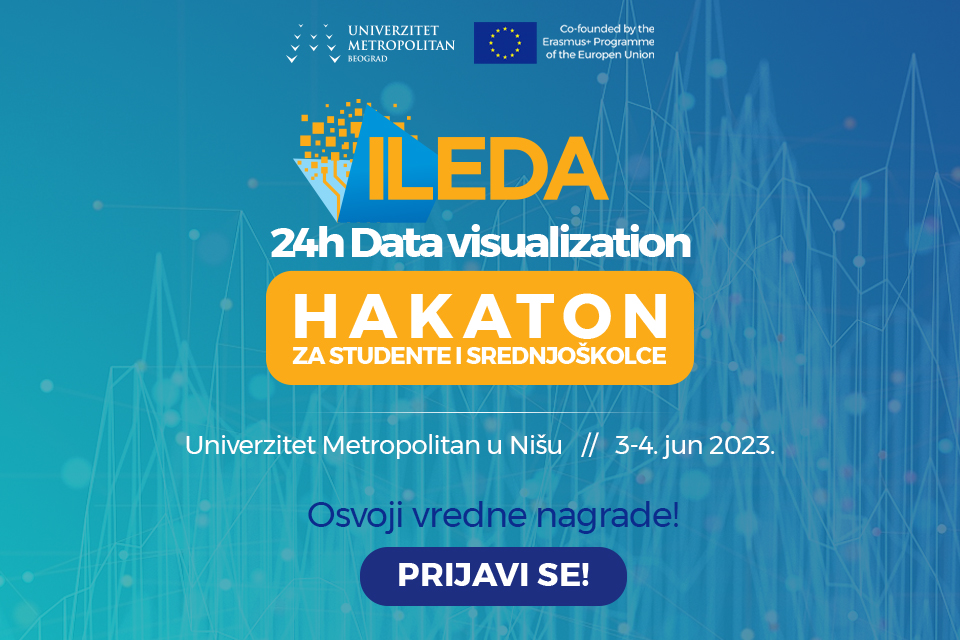 MET & ILEDA DataViz 24h hakaton za studente i srednjoškolce