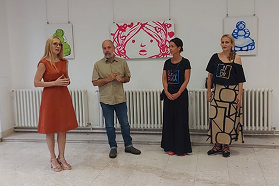 Izložba “Viktor i Margareta”,  profesorki FDU, Nede Šormaz i Katarine Kaplarski Vuković