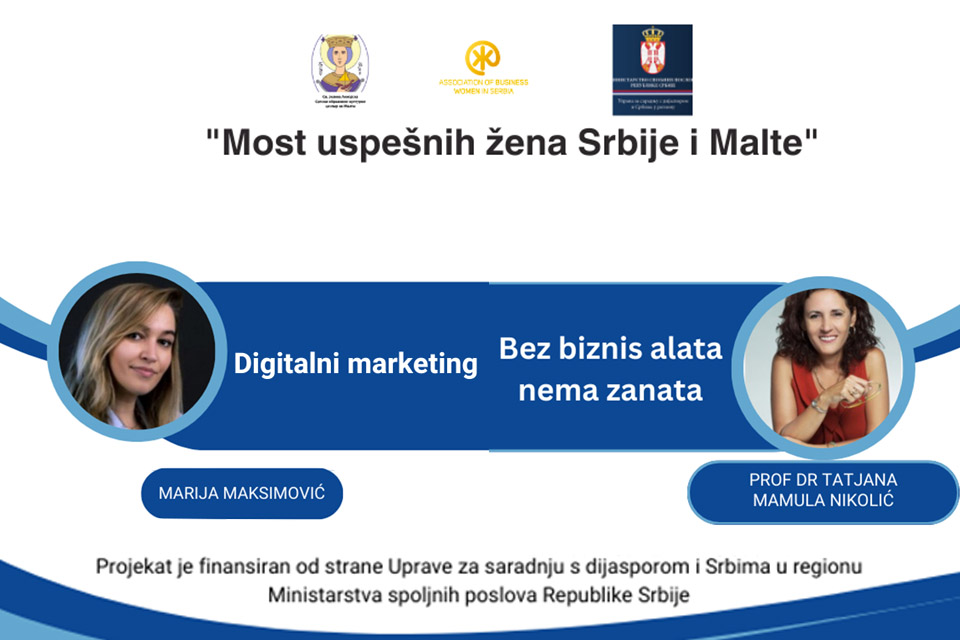 Uspešno realizovan projekat „Most uspešnih žena Srbije i Malte“