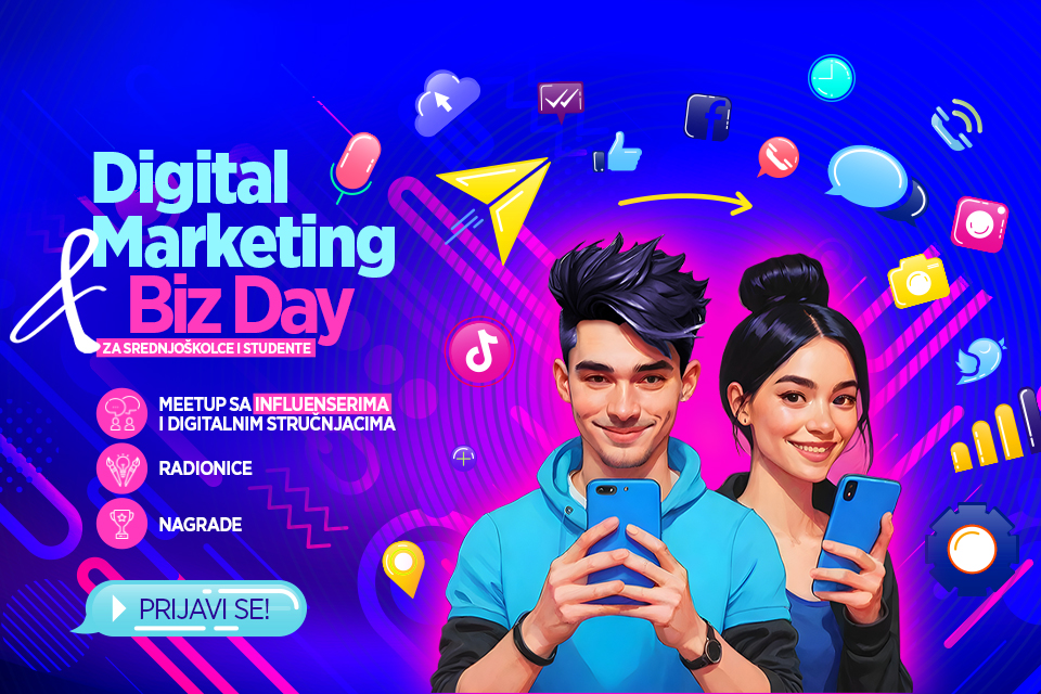 Prvi Digital Marketing & Biz Day, na Univerzitetu Metropolitan, u Beogradu i Nišu