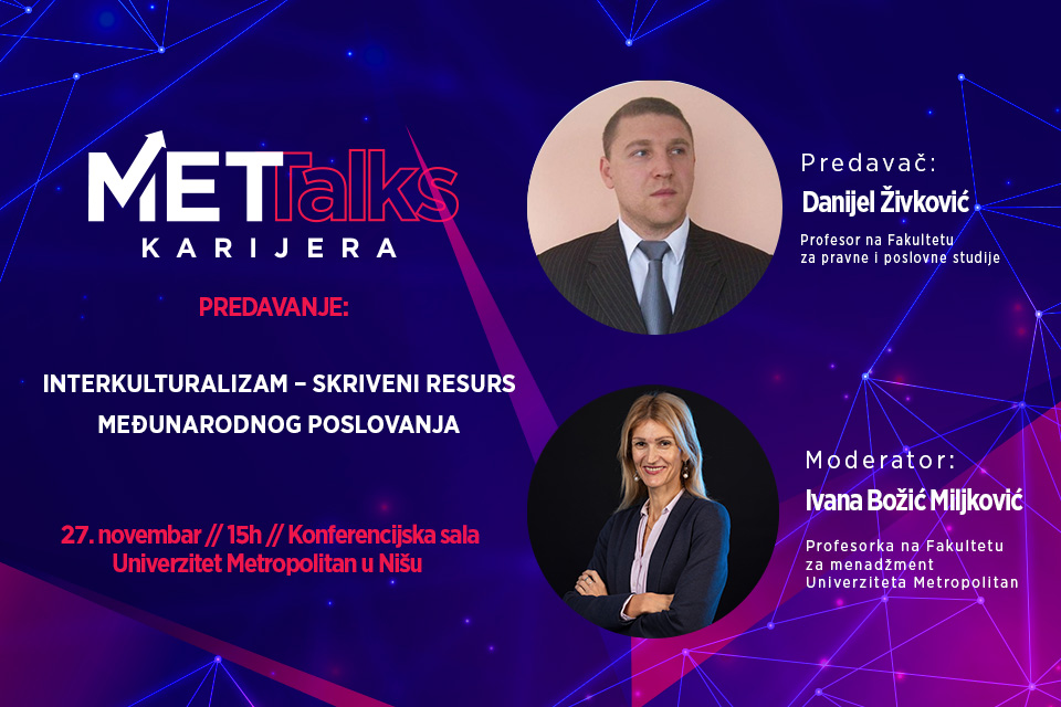 MET TALKS/Interkulturalizam – skriveni resurs međunarodnog poslovanja