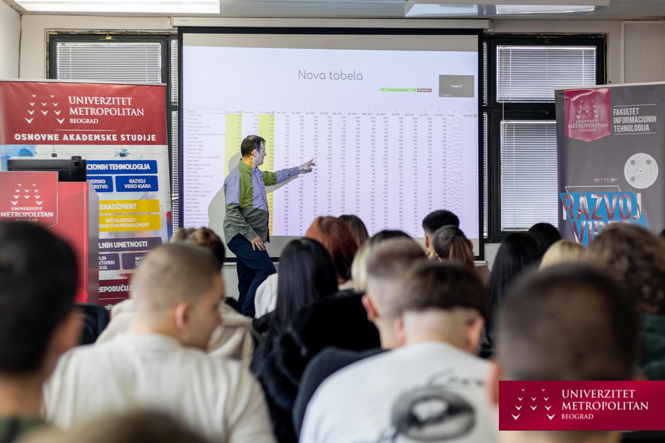 MET TALKS / Održano gostujuće predavanje: Kako se podaci iz Google alata i AI modela pretvaraju u strukturu sajta i plan sadržaja