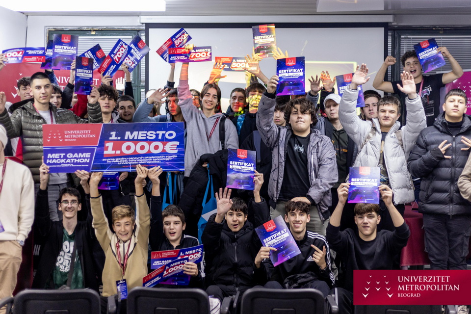 Dva grada, jedan izazov: MET GAME HACKATHON 2025 doneo 24 sata kreativnosti i gejming inovacija
