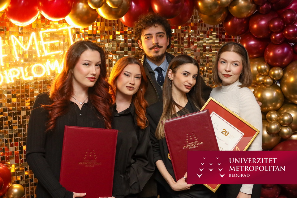 Svečanom ceremonijom obeležen završetak studija 17. generacije studenata Univerziteta Metropolitan
