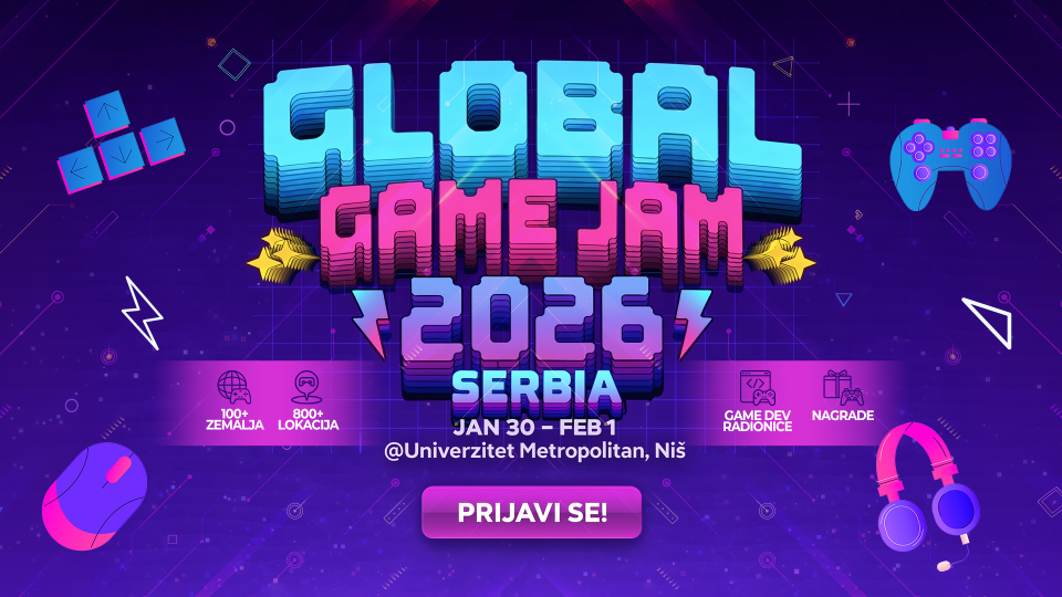 Global Game Jam 2026 - Univerzitet Metropolitan