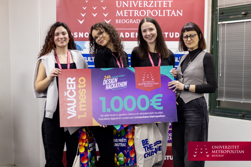 24 sata kreativnosti u Nišu: Design Hackathon TUBE x MET okupio novu generaciju dizajnera