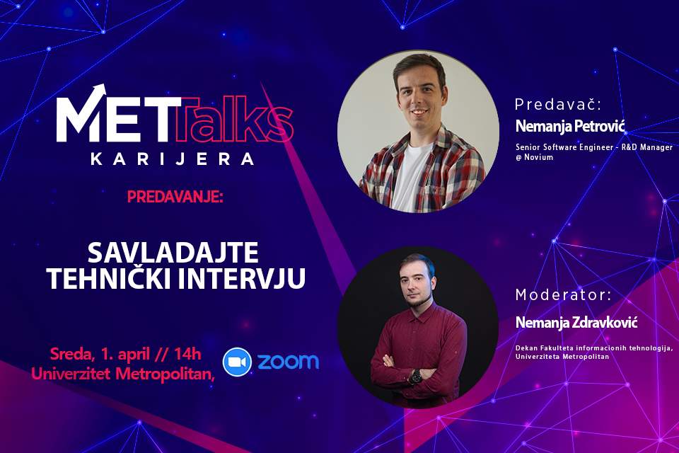 MET TALKS / Savladajte tehnički intervju