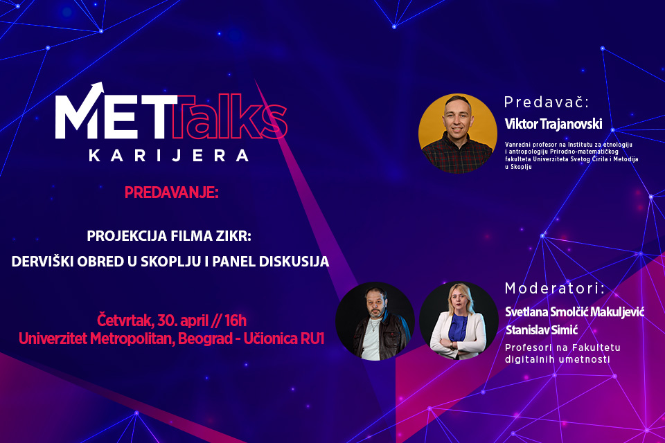 MET TALKS / Projekcija filma Zikr: derviški obred u Skoplju i panel diskusija