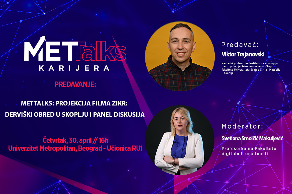 MET TALKS / Projekcija filma Zikr: derviški obred u Skoplju i panel diskusija