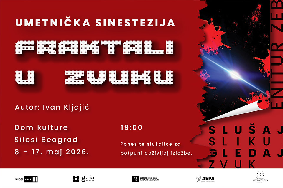Kada se muzika pretvori u vizuelnu umetnost: Izložba MET profesora Ivana Kljajića u Silosima