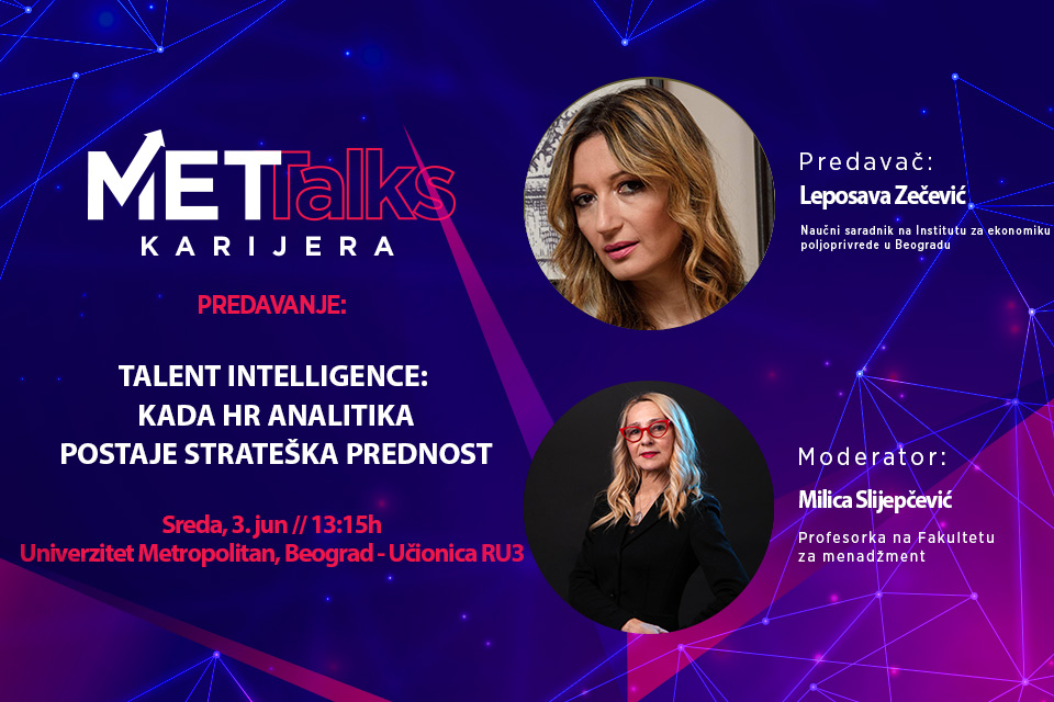 MET TALKS / Talent Intelligence: kada HR analitika postaje strateška prednost