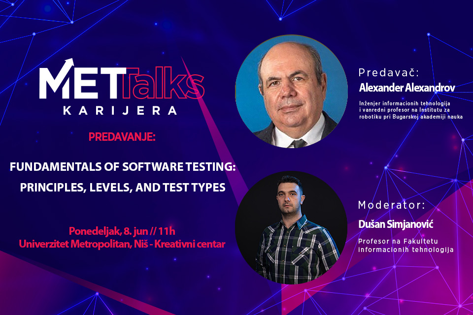 MET TALKS / Fundamentals of Software Testing: Principles, Levels, and Test Types