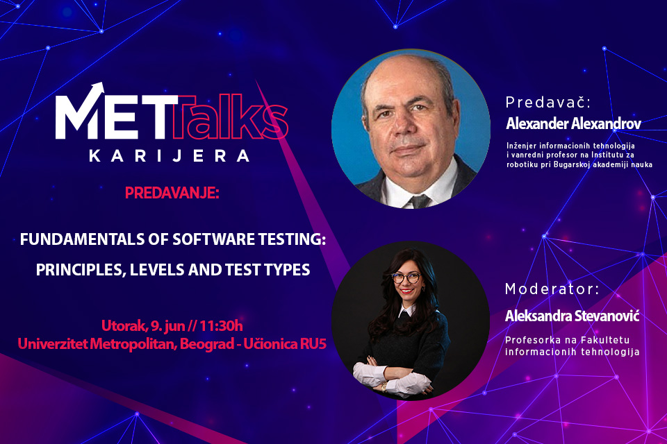 MET TALKS / Fundamentals of Software Testing: Principles, Levels and Test Types